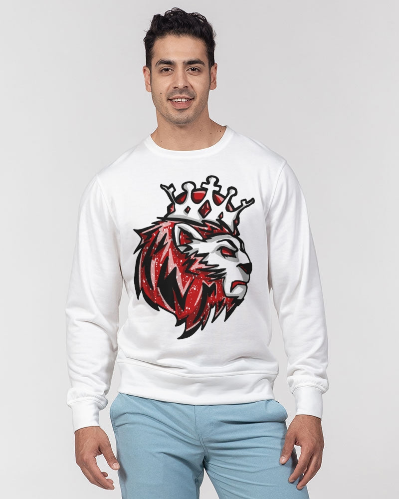 Red Oreo 6's Men's Classic French Terry Crewneck Pullover
